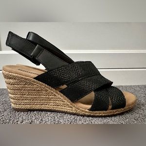Clark’s Collection Wedge Size 8 Black